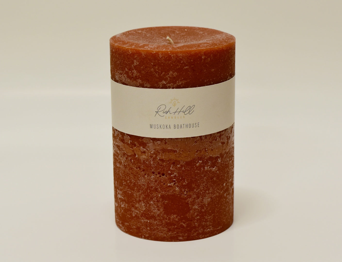 Muskoka Boathouse Scented Rustic Pillars