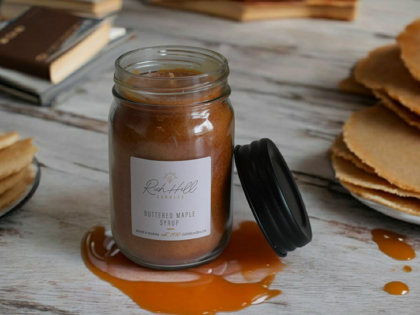 Buttered Maple Syrup Scented Jars