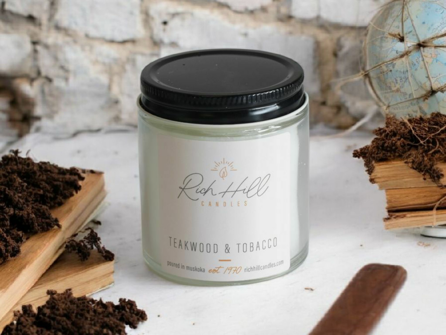 Teakwood & T#bacco Scented Jars