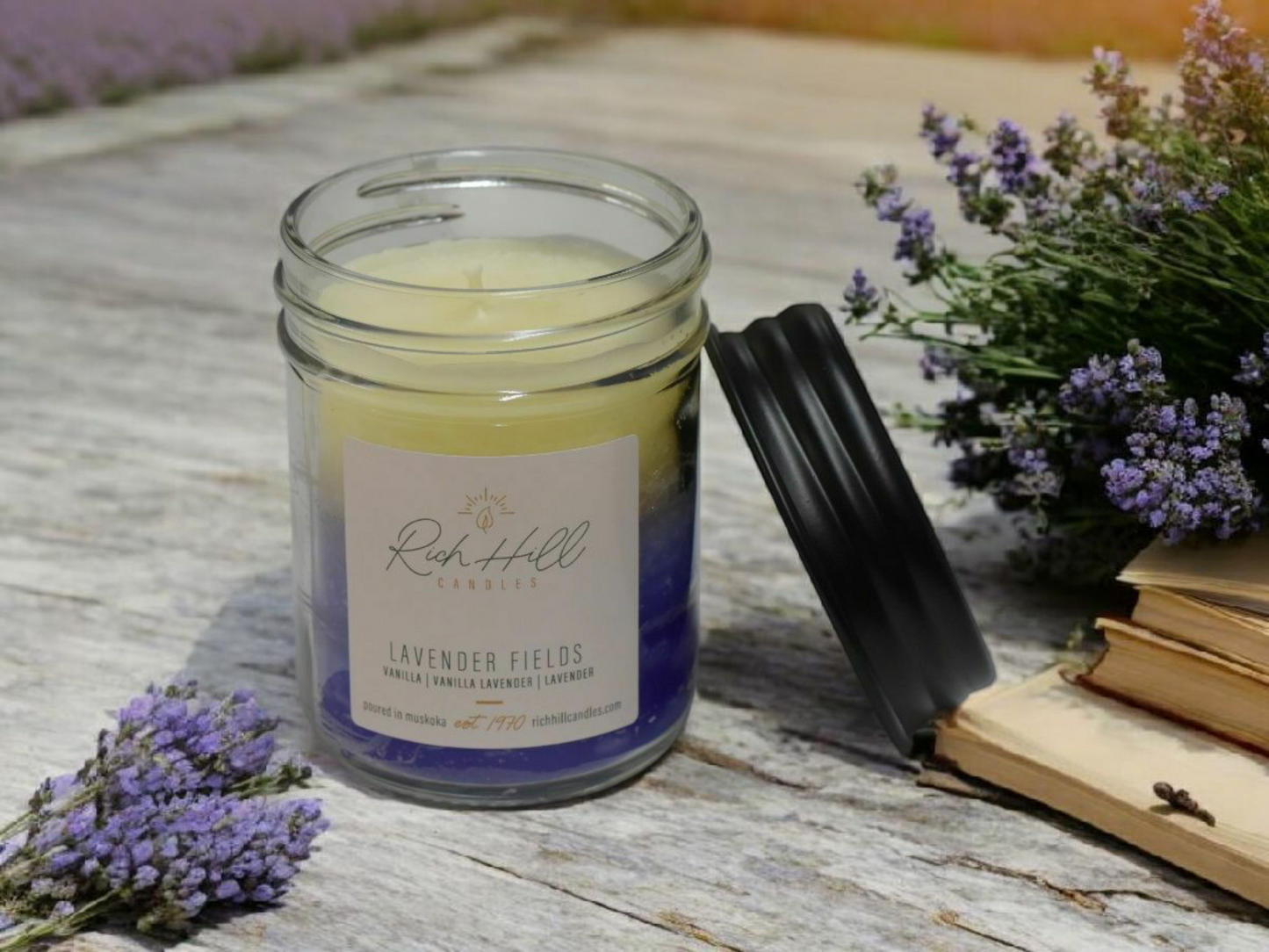 Fields of Lavender Triple Layer Jars