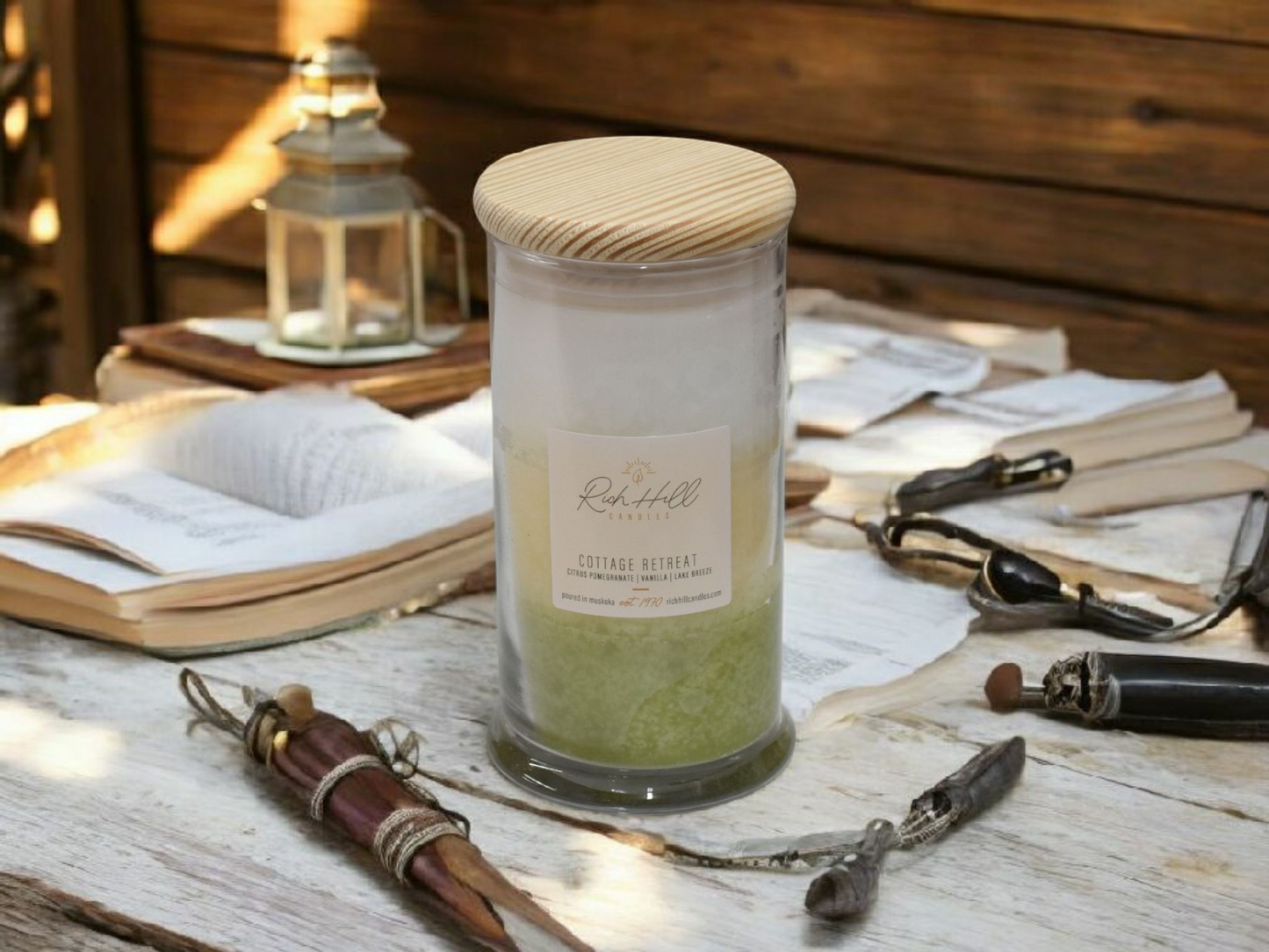Cottage Retreat Triple Layer Jars