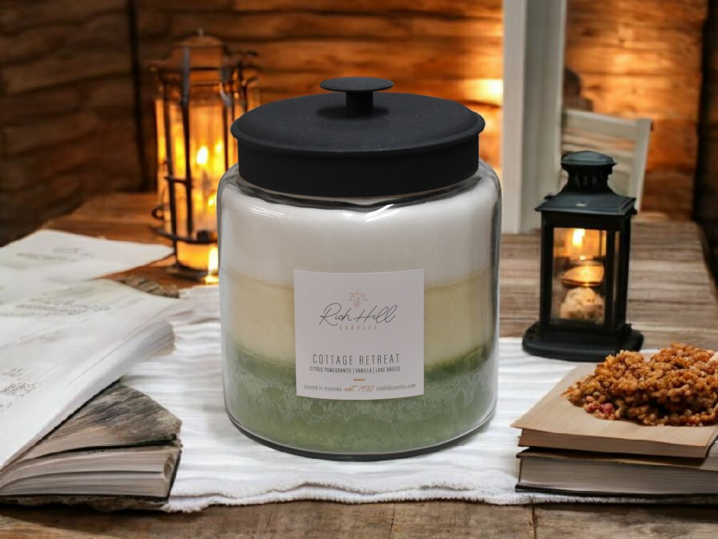 Cottage Retreat Triple Layer Jars