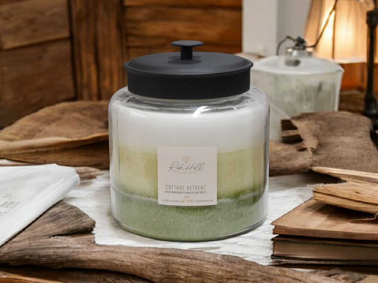 Cottage Retreat Triple Layer Jars