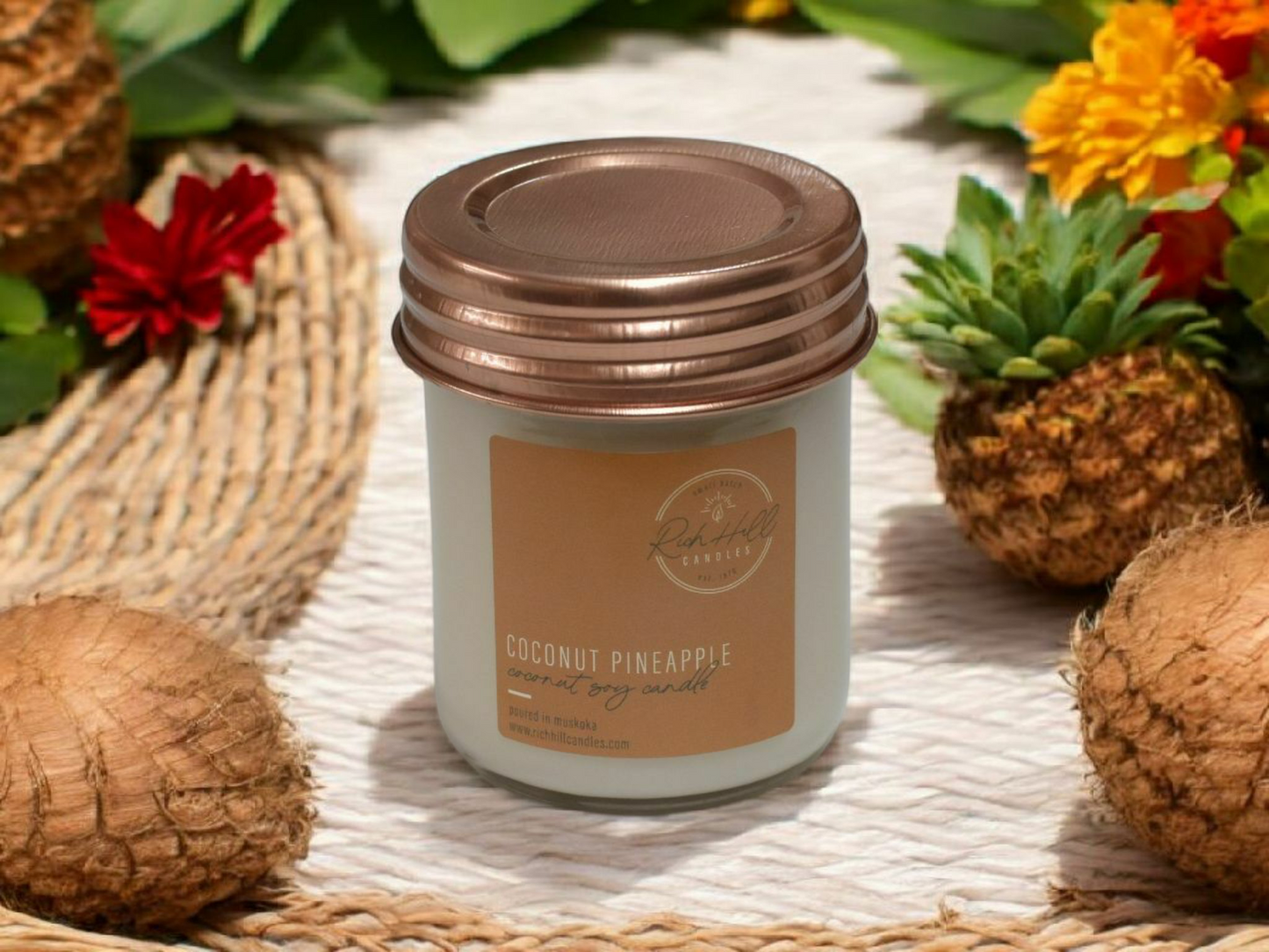 Coconut & Pineapple Coconut Soy Scented Jars