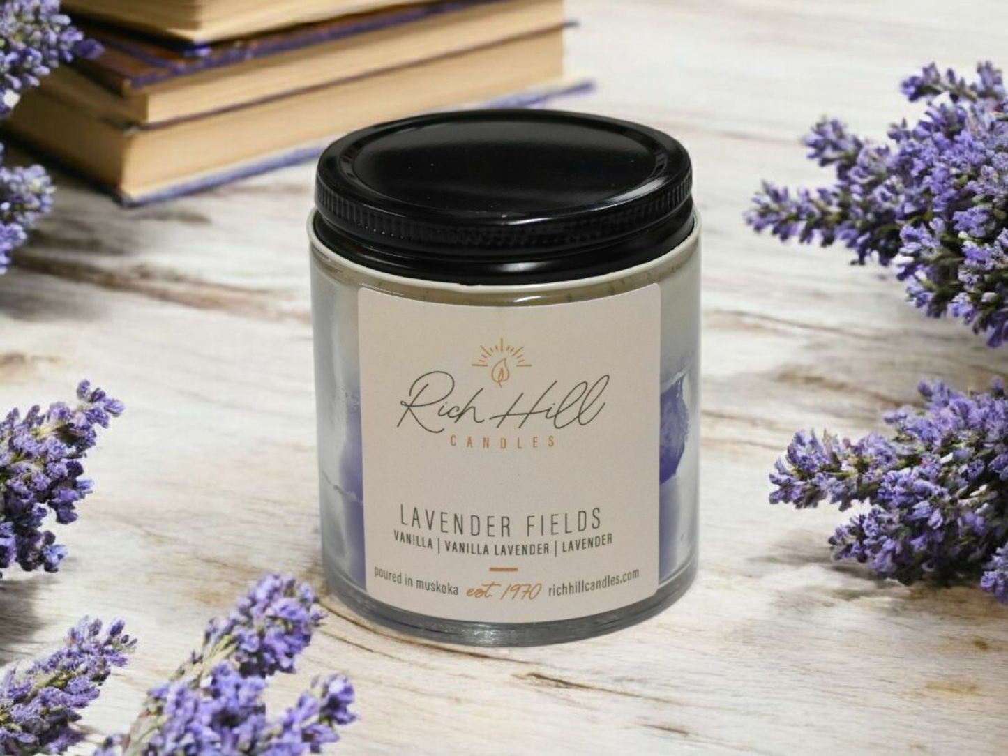 Fields of Lavender Triple Layer Jars