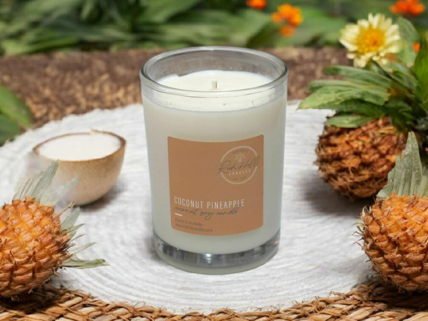 Coconut & Pineapple Coconut Soy Scented Jars