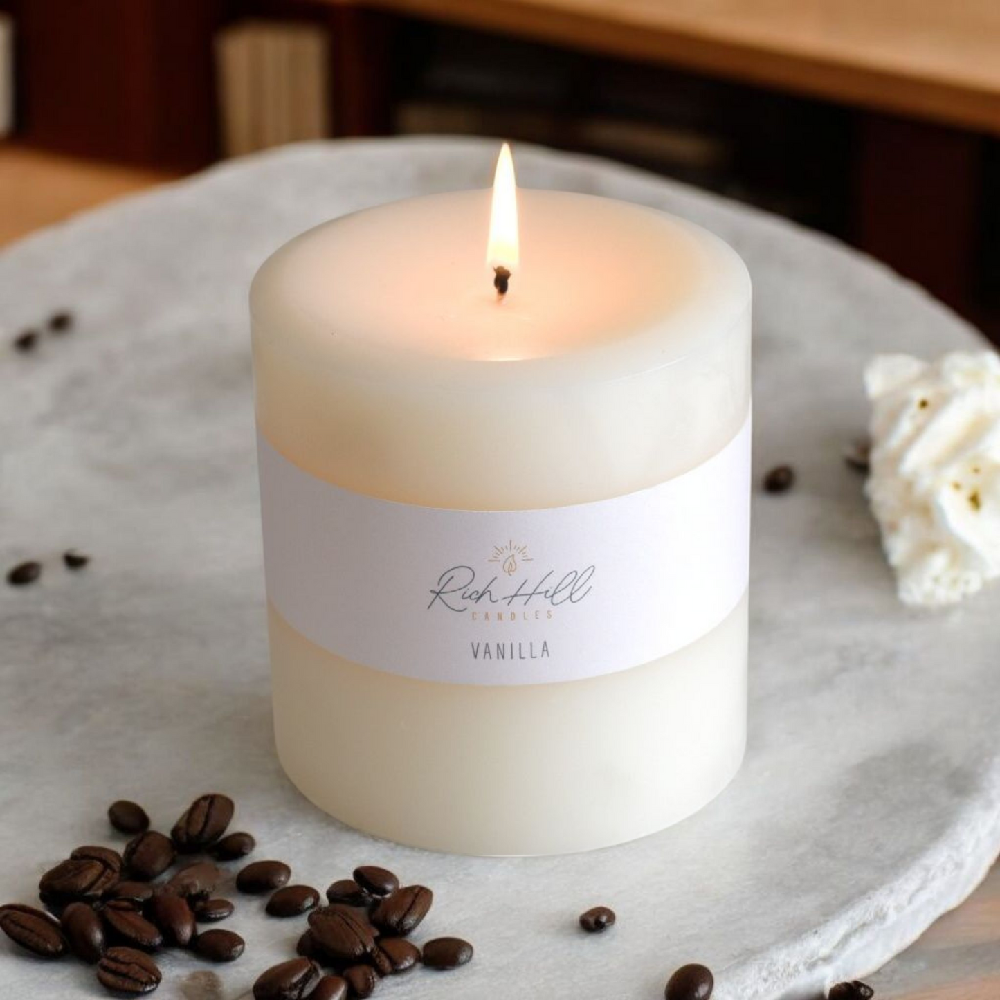 Vanilla Scented Pillars