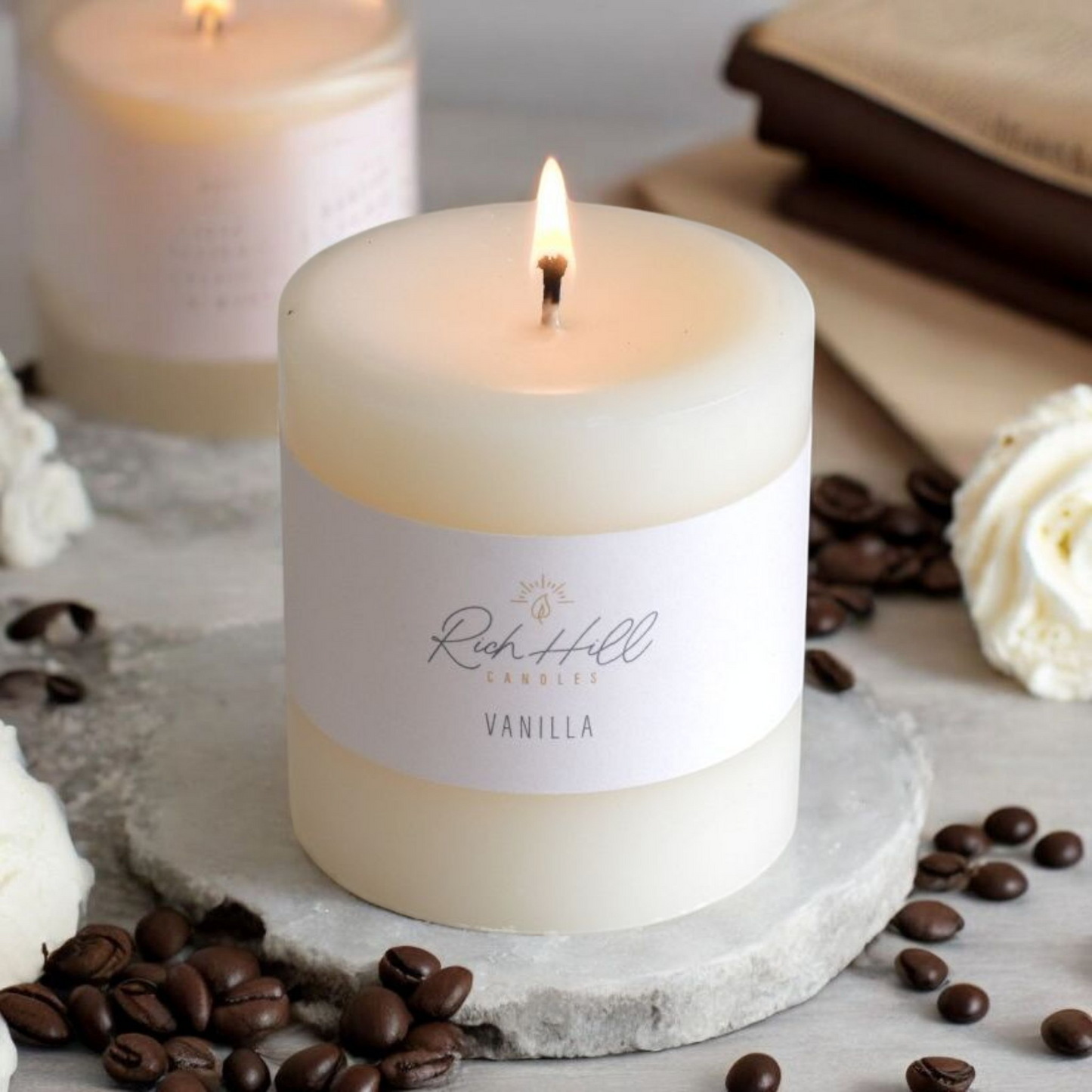 Vanilla Scented Pillars