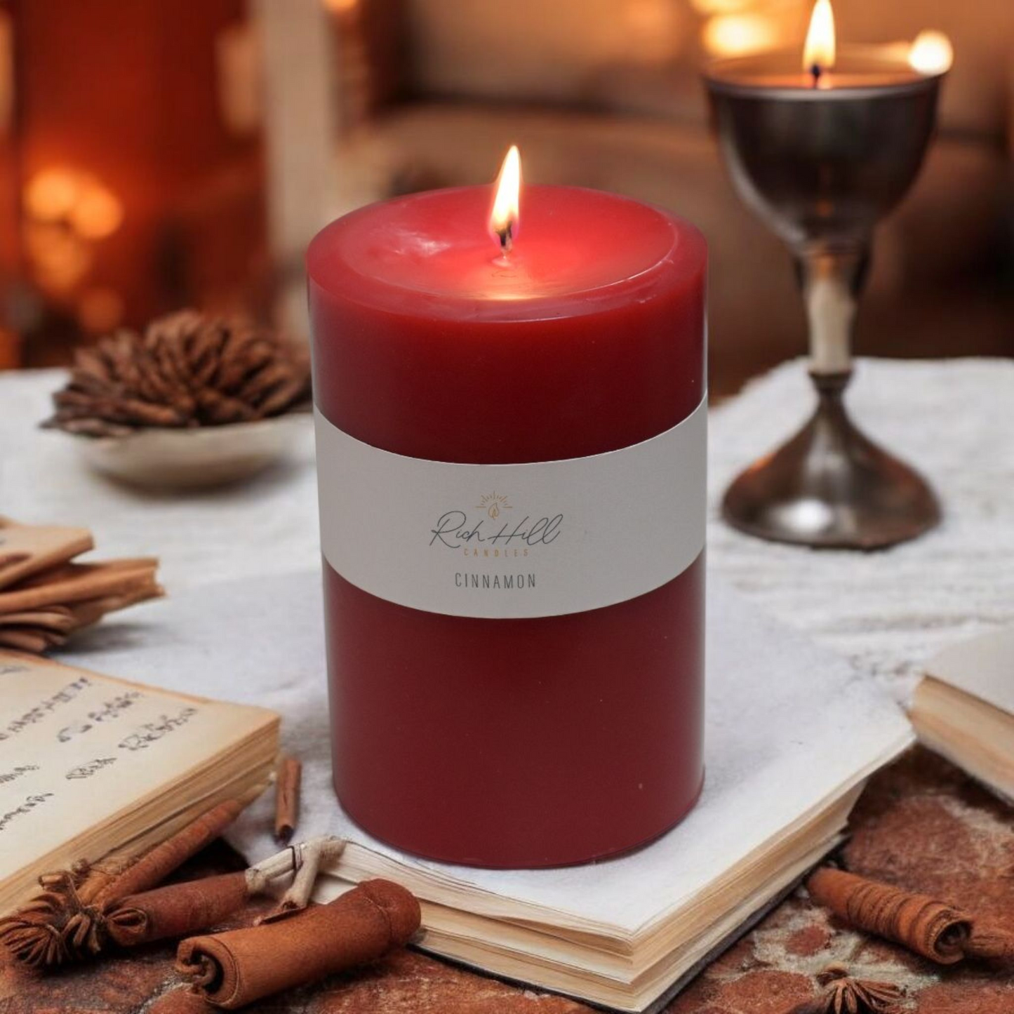 Cinnamon Snaps Scented Pillars