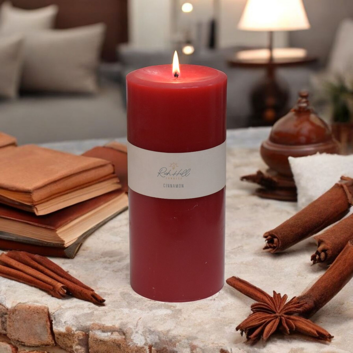 Cinnamon Snaps Scented Pillars