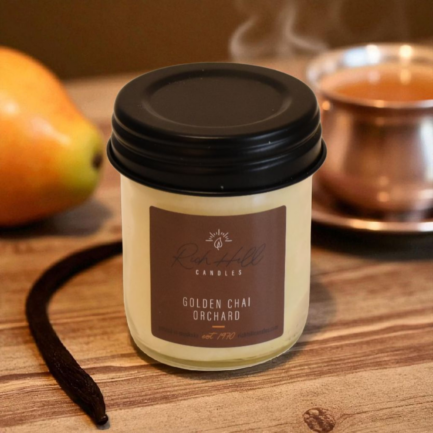 Golden Chai Orchard Jar Candles
