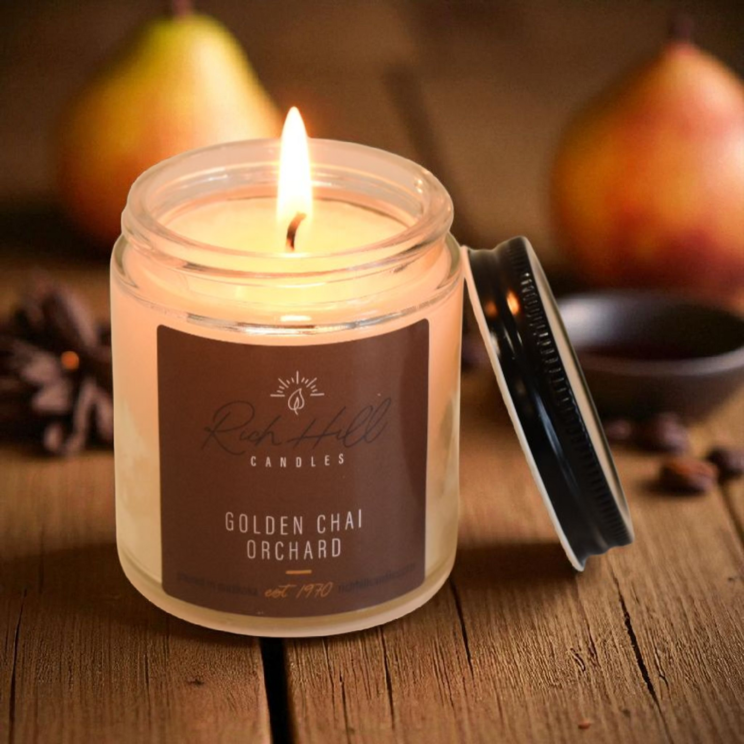 Golden Chai Orchard Jar Candles