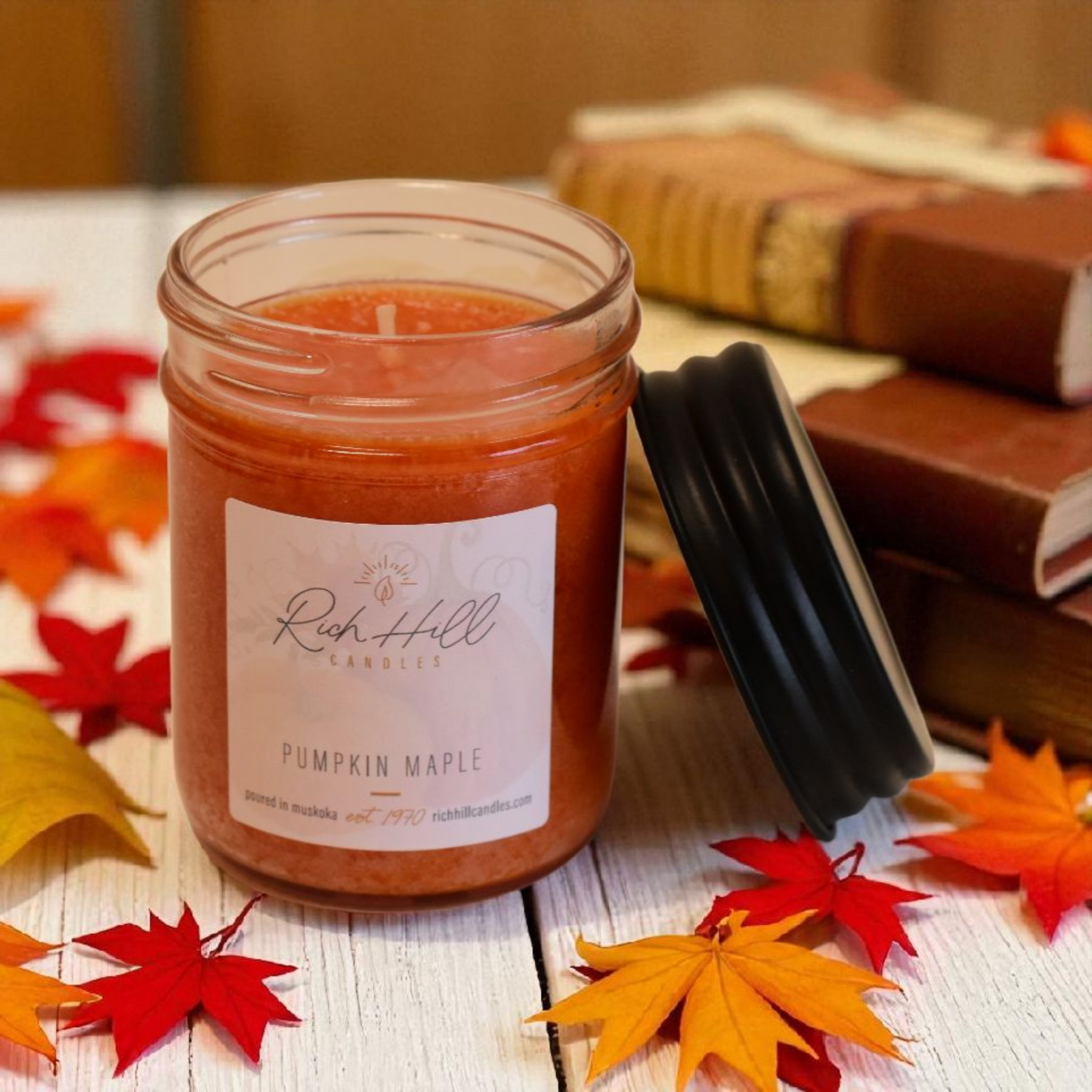 Pumpkin Maple Scented Jar Candles