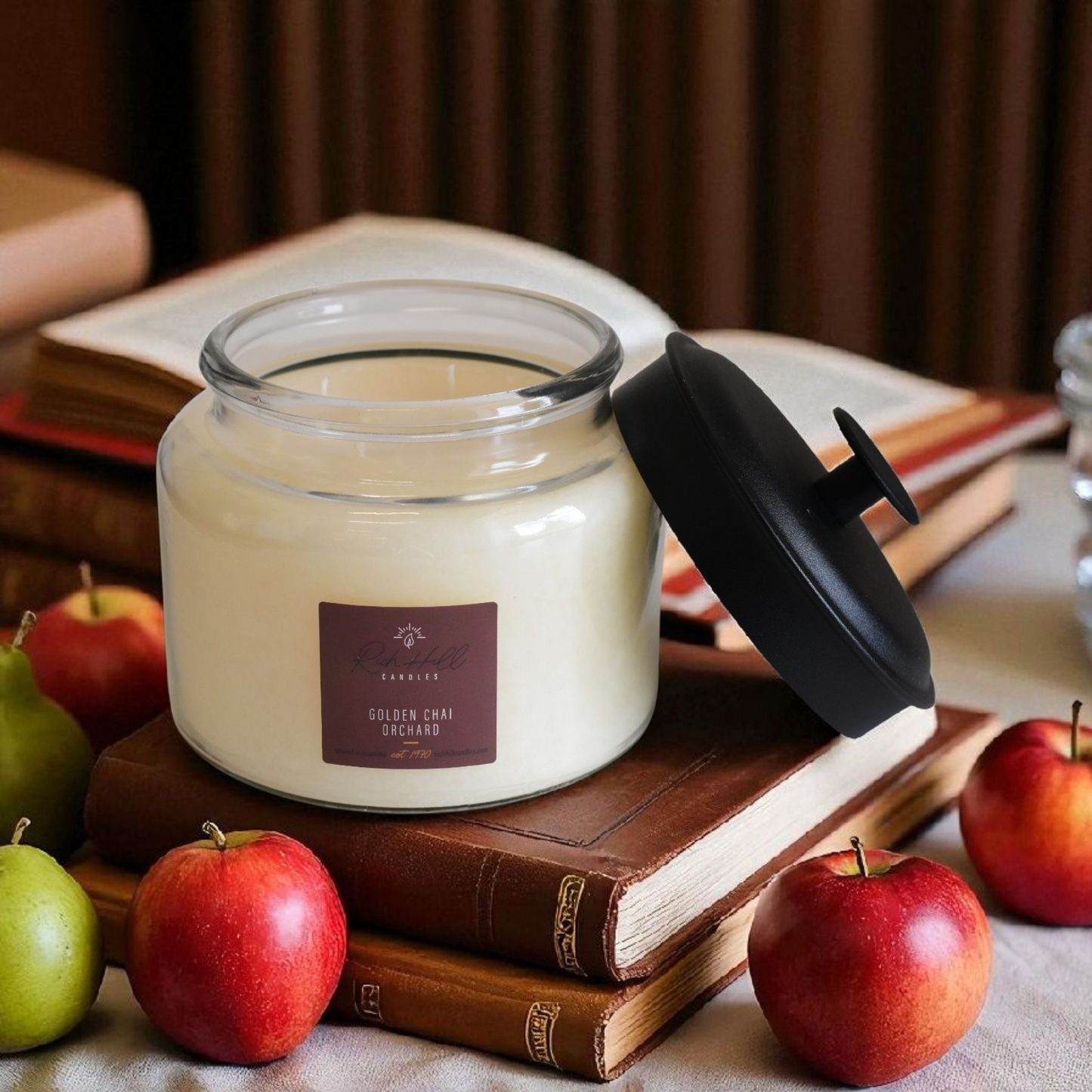 Golden Chai Orchard Jar Candles