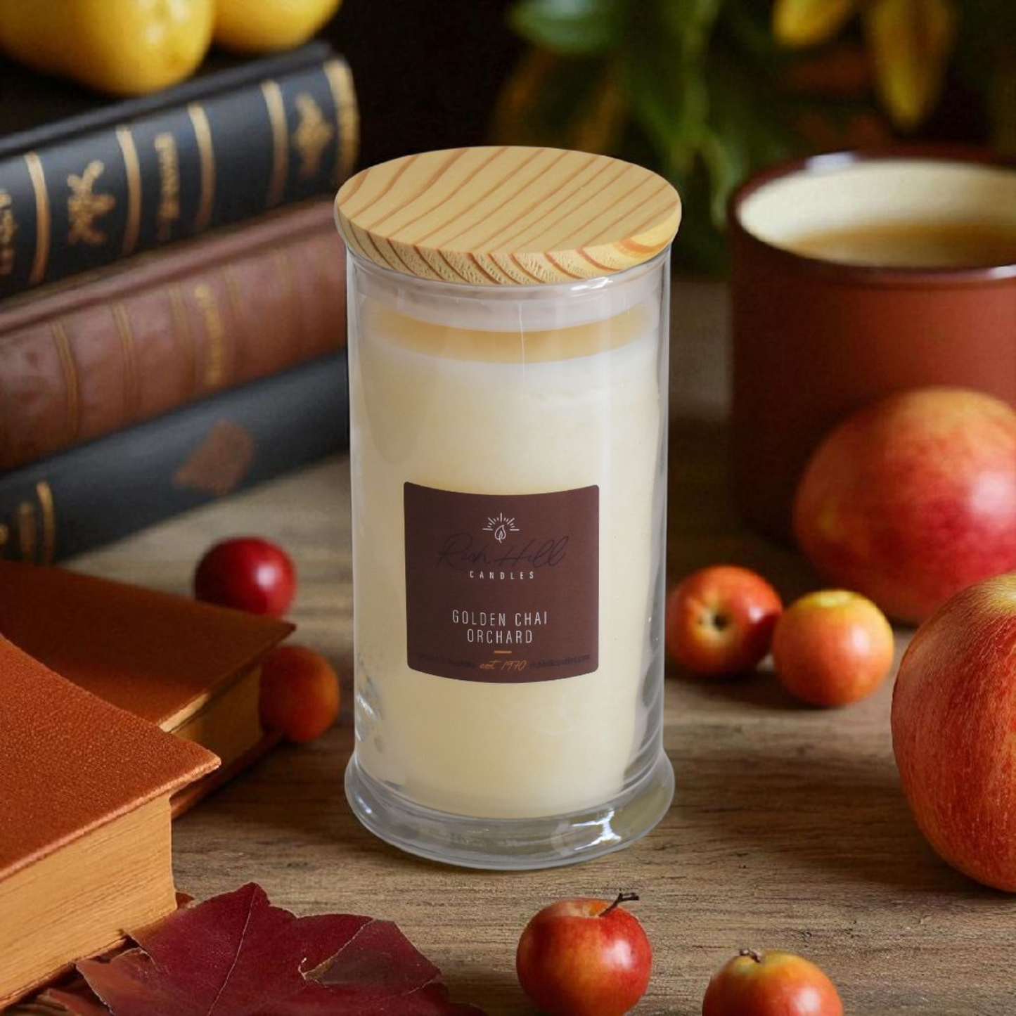 Golden Chai Orchard Jar Candles