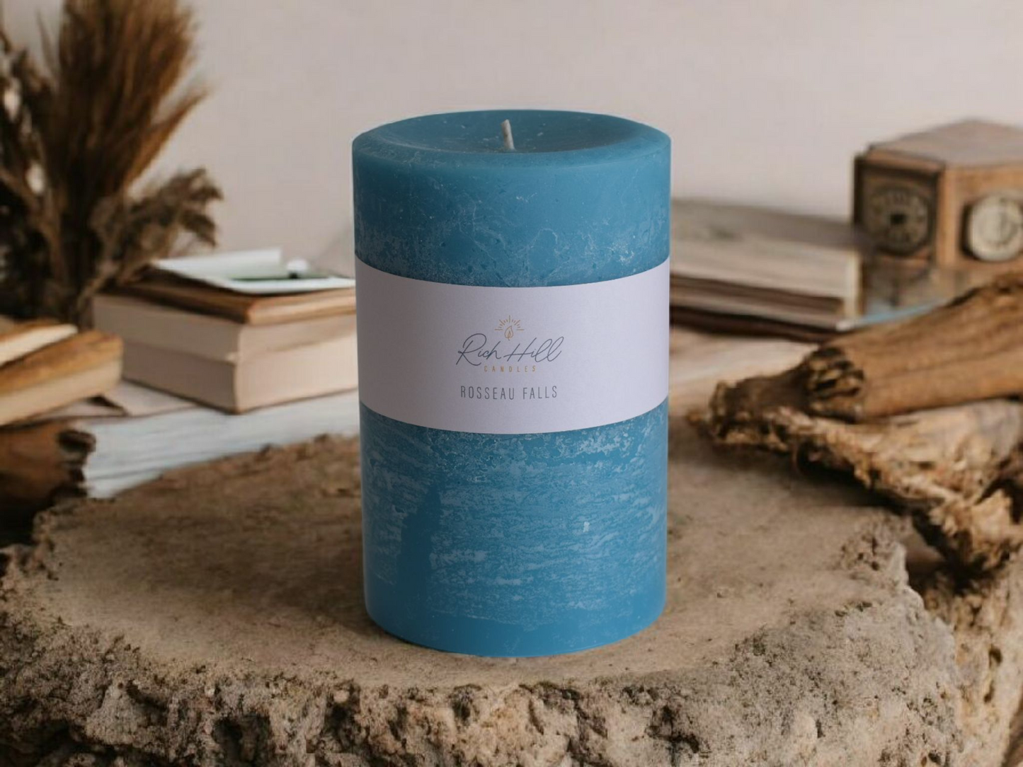 Rosseau Falls Scented Rustic Pillars