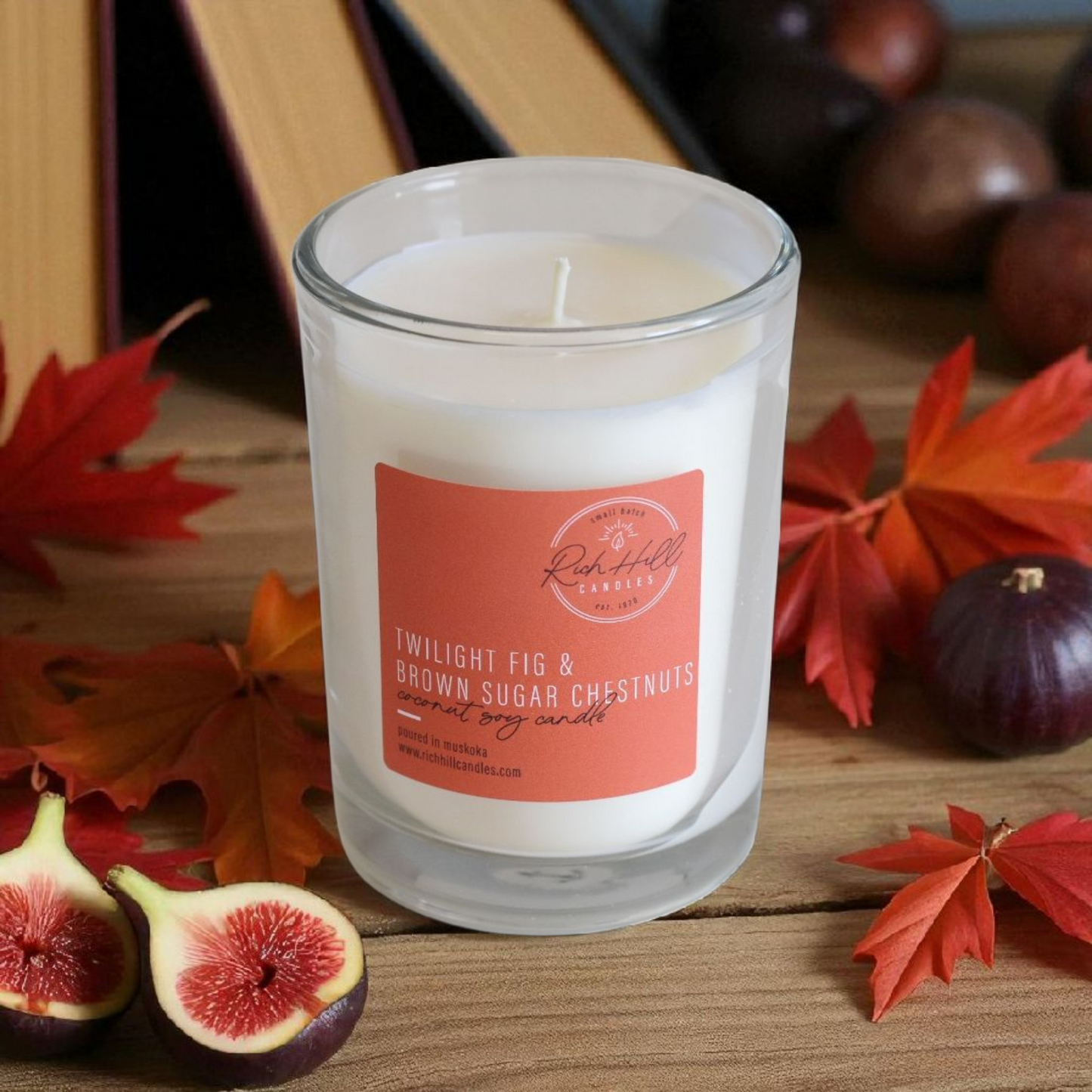 Twilight Fig & Brown Sugar Chestnuts Scented Coconut Soy Jars