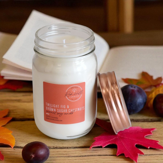 Twilight Fig & Brown Sugar Chestnuts Scented Coconut Soy Jars