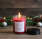 Cranberry Orange garland Jar Candles