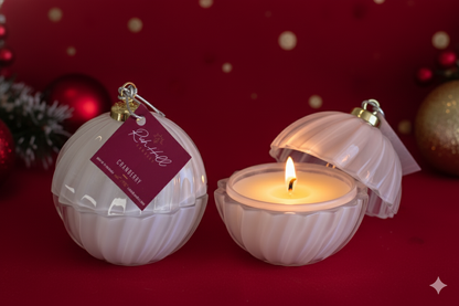 Cranberry Christmas ball Scented Jar Candle