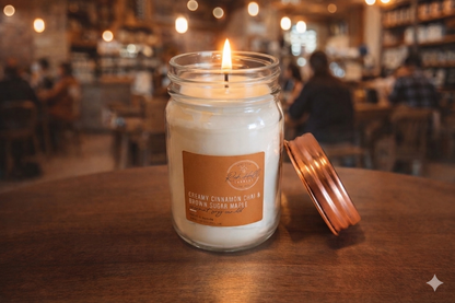 Creamy Cinnamon Chai & Brown Sugar MapleScented Coconut Soy Jars