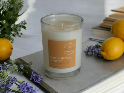 Lemon, Lavender & Eucalyptus Coconut Soy Scented Jars