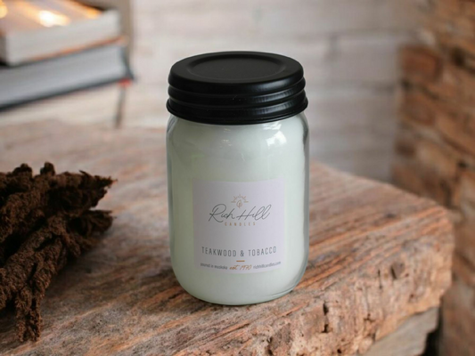 Teakwood & T#bacco Scented Jars