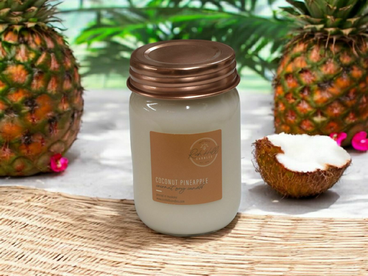 Coconut & Pineapple Coconut Soy Scented Jars