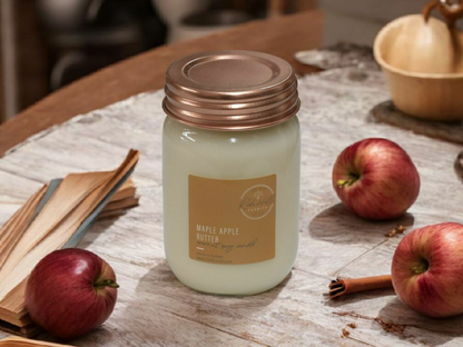 Maple Apple Butter Scented Coconut Soy Jars