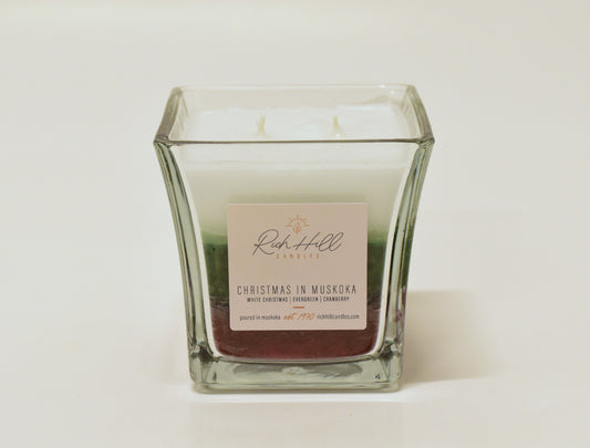 Christmas In Muskoka 3 Layered Scented Jars