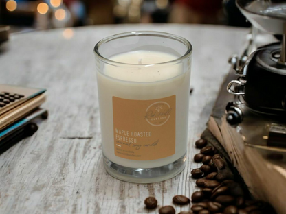 Maple Roasted Espresso Scented Coconut Soy Jars