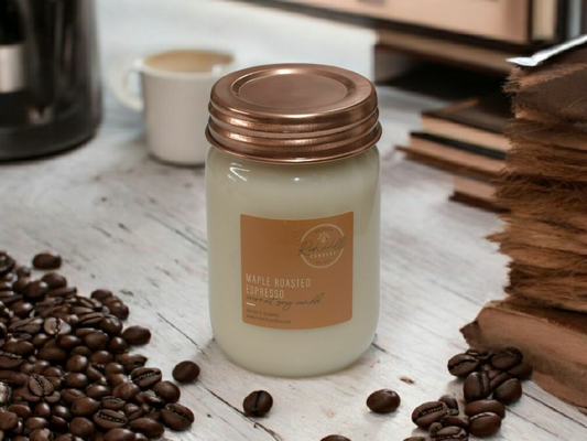 Maple Roasted Espresso Scented Coconut Soy Jars