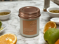 Sparkling Citrus & White Tea Ginger Scented Coconut Soy Jars