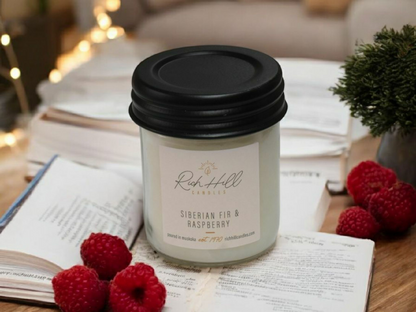 Siberian Fir & Raspberry Scented Jars