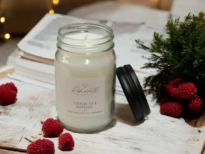 Siberian Fir & Raspberry Scented Jars