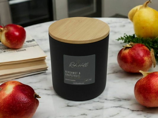 Bergamot & Grapefruit, Coconut Wax Scented Jar Candles