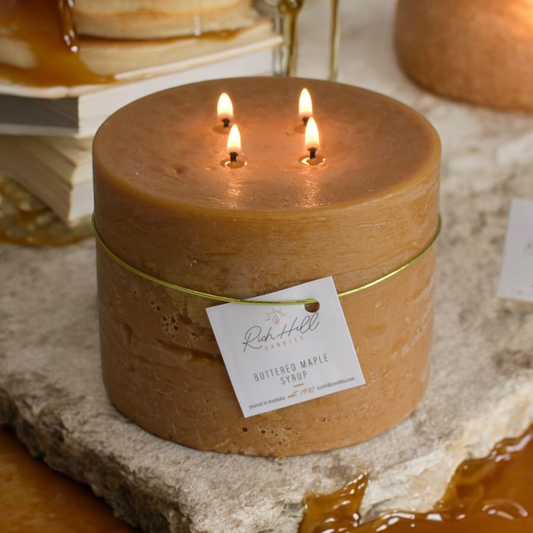 Buttered Maple Syrup Scented Rustic Pillars