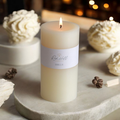 Vanilla Scented Pillars