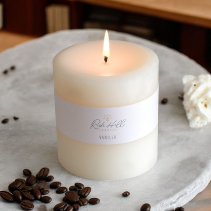 Vanilla Scented Pillars