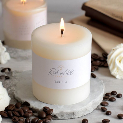 Vanilla Scented Pillars