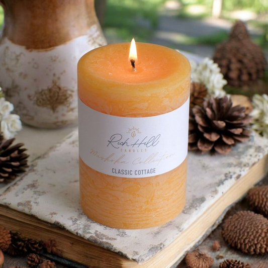 Classic Cottage Scented Rustic Pillars