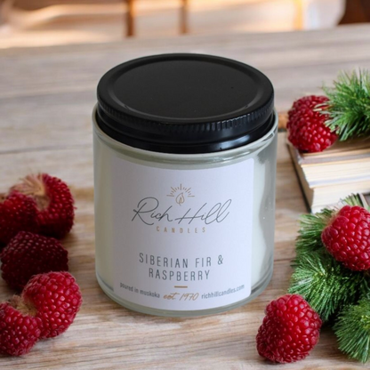 Siberian Fir & Raspberry Scented Jars