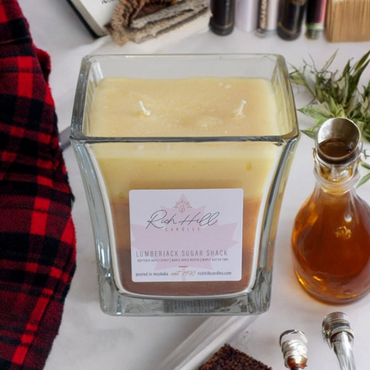 Lumberjack Sugar Shack 3 Layered Scented Jars
