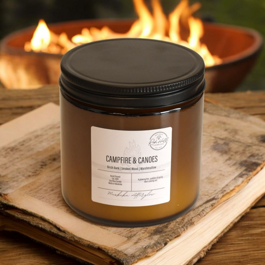 Campfire & Canoes Muskoka Afterglow soy scented Jars