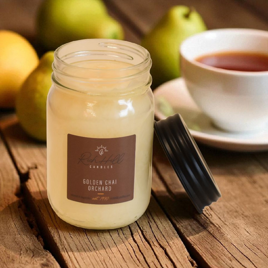 Golden Chai Orchard Jar Candles