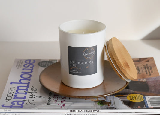 Neroli, Eucalyptus & Citrus Coconut Wax Scented Jar Candles