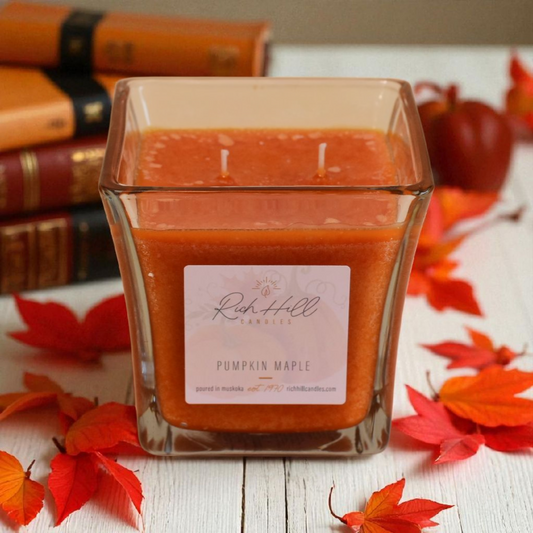 Pumpkin Maple Scented Jar Candles