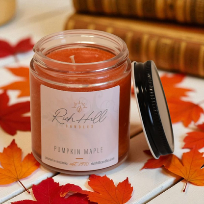 Pumpkin Maple Scented Jar Candles