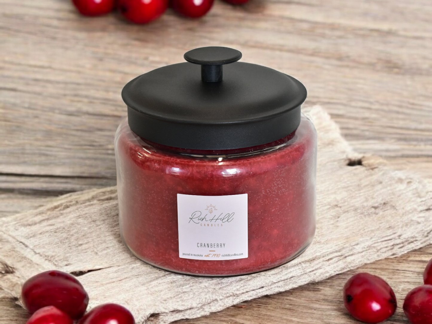 Cranberry Scented Jars