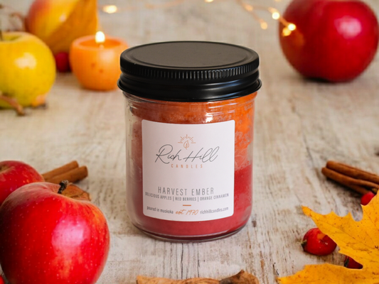 Harvest Ember scented jar candles (Copy)